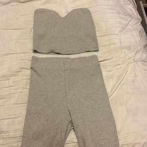 Zara ribbed cotton set